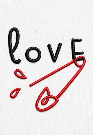 T-shirt Classic Brodé "Love"