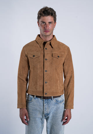 Veste Suede Brodée "Brutal"