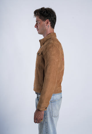 Veste Suede Brodée "Brutal"