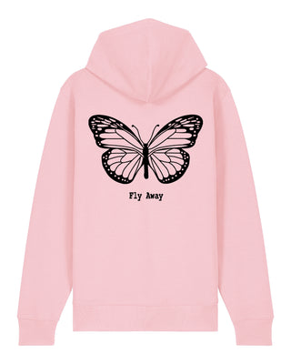 Hoodie à Zip Brodé "Fly Away"