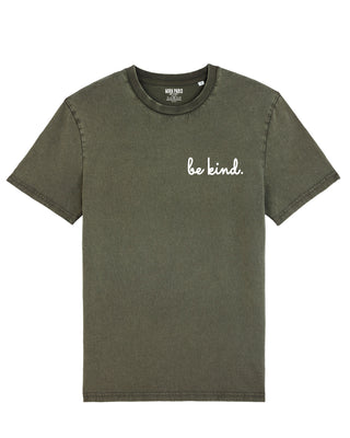 T-shirt Vintage Brodé "Be Kind"