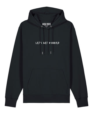 Hoodie Classic Brodé "Let's Get Married"