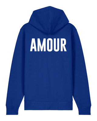 Hoodie à Zip Brodé "Amour"