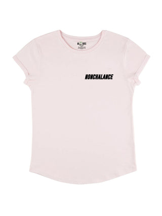 T-shirt Roll Up Brodé "Nonchalance"