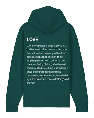 Hoodie à Zip "Love Definition"