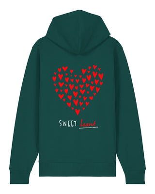 Hoodie à Zip Brodé "Sweet Heart"