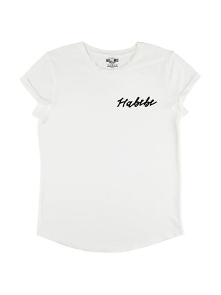 T-shirt Roll Up Brodé "Habibi"