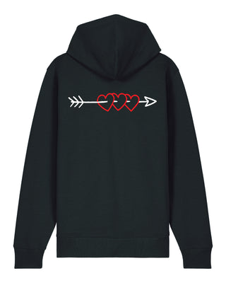 Hoodie à Zip Brodé "Arrow"