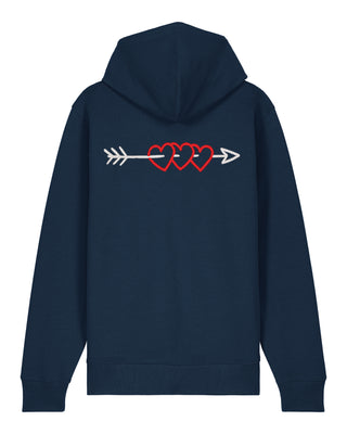 Hoodie à Zip Brodé "Arrow"