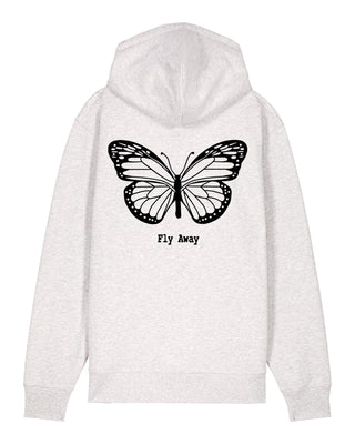 Hoodie à Zip Brodé "Fly Away"