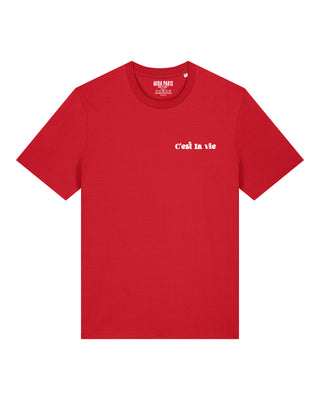 T-shirt Classic Brodé "C'est La Vie"