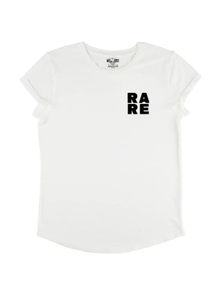 T-shirt Roll Up Brodé "Rare"