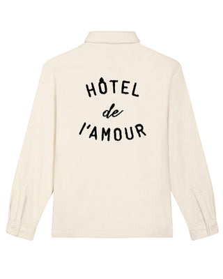 Chemise Oversize Brodée "Hôtel de l'Amour"