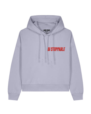 Cropped Hoodie Brodé "Unstoppable"