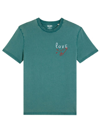 T-shirt Vintage Brodé "Love"