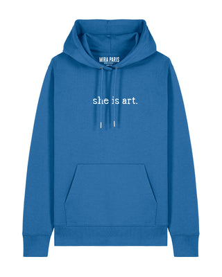 Hoodie Classic Brodé "She is Art"