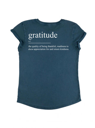 T-shirt Roll Up "Gratitude"