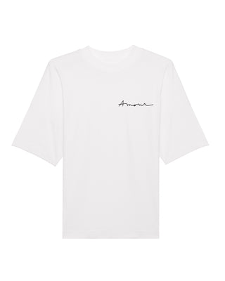 T-shirt Oversize Brodé "Amour"