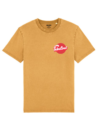 T-shirt Vintage Brodé "Fabulous"