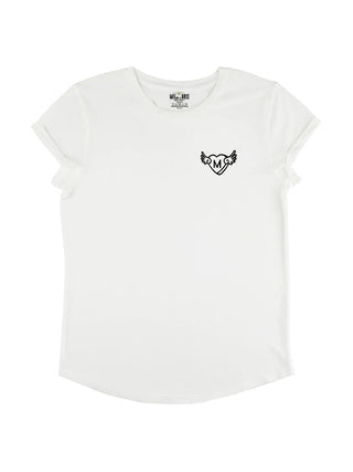 T-shirt Roll Up Brodé "Wings"