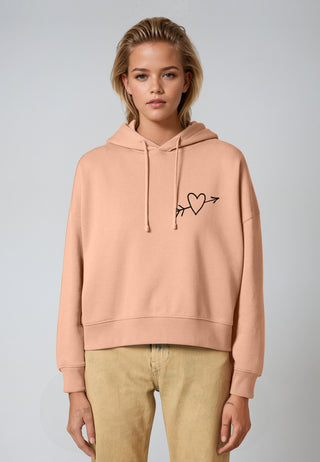 Cropped Hoodie Brodé "El Amor"