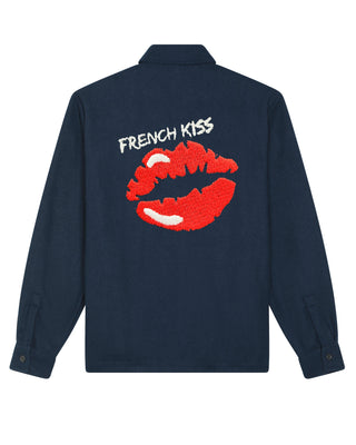 Chemise Oversize Brodée "French Kiss"