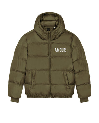 Doudoune Oversize Brodée "Amour"