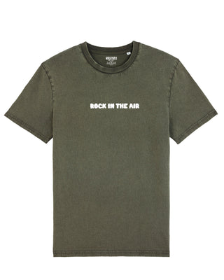 T-shirt Vintage Brodé "Rock In The Air"