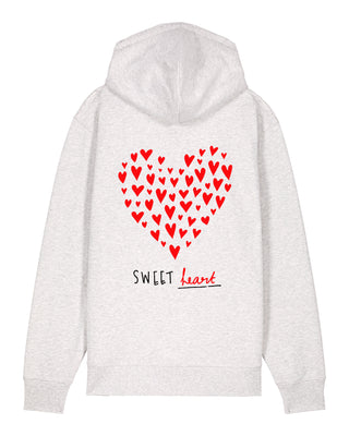 Hoodie à Zip Brodé "Sweet Heart"