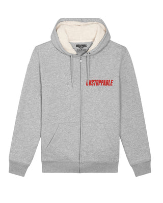 Hoodie Sherpa Brodé "unstoppable"