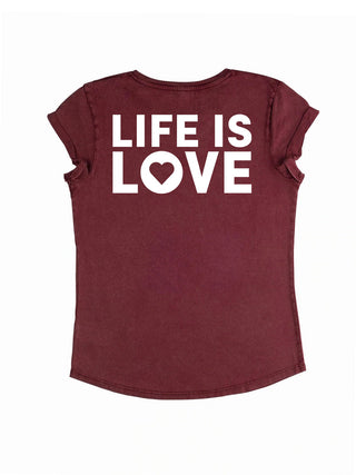 T-shirt Roll Up "Life is Love"