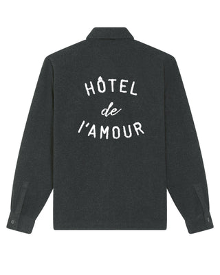 Chemise Oversize Brodée "Hôtel de l'Amour"