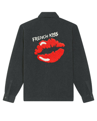 Chemise Oversize Brodée "French Kiss"