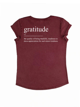 T-shirt Roll Up "Gratitude"