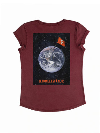 T-shirt Roll Up "Le Monde Est à Nous"