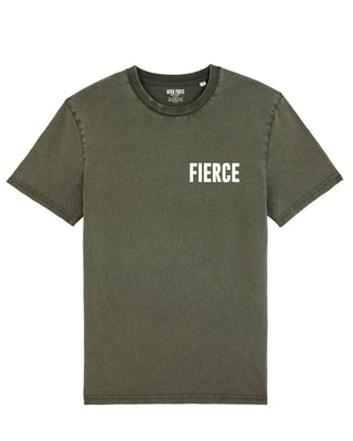 T-shirt Vintage Brodé "Fierce"