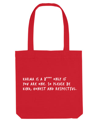 Tote Bag Brodé "Karma is a B****"