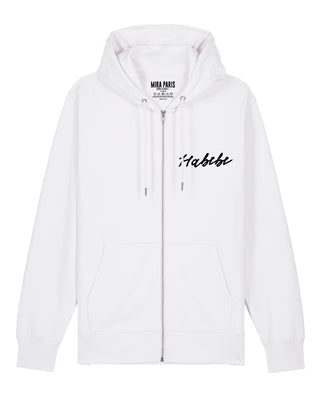 Hoodie à Zip Brodé "Habibi"