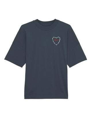 T-shirt Oversize Brodé "Amour"