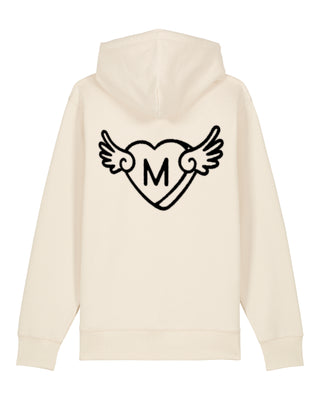 Hoodie à Zip Brodé "Wings"