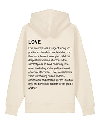 Hoodie à Zip "Love Definition"