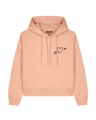 Cropped Hoodie Brodé "El Amor"