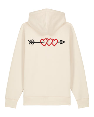 Hoodie à Zip Brodé "Arrow"