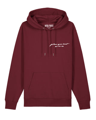 Hoodie Classic Brodé "Follow Your Heart"