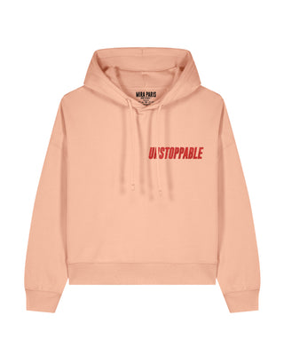 Cropped Hoodie Brodé "Unstoppable"