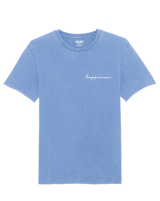 T-shirt Vintage Brodé "Happiness"