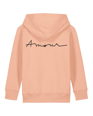 Hoodie Kids Brodé "Amour"