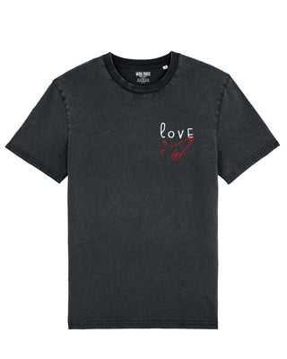 T-shirt Vintage Brodé "Love"