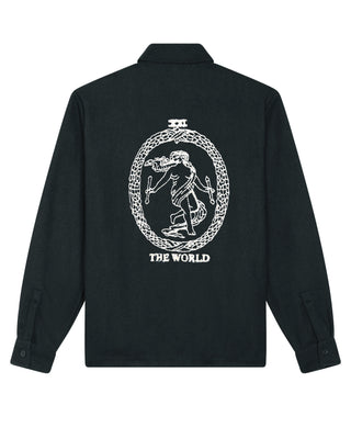 Chemise Oversize Brodée "The World"