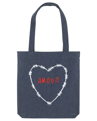 Tote Bag Brodé "Amour"